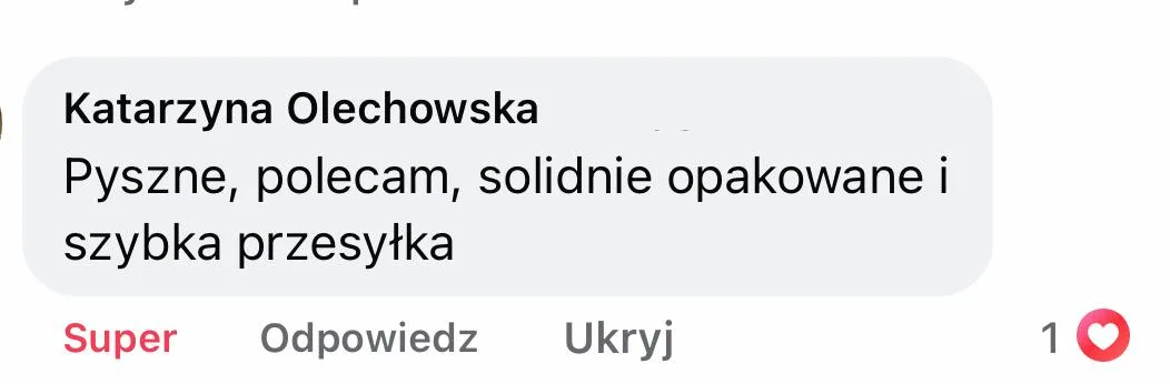 Opinia z Facebooka: Katarzyna Olechowska