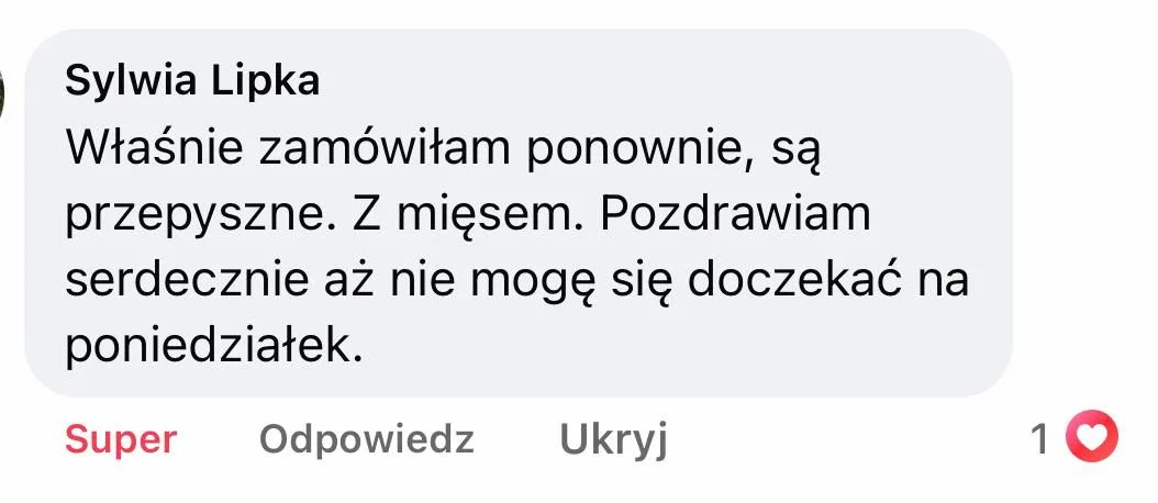 Opinia z Facebooka: Sylwia Lipka