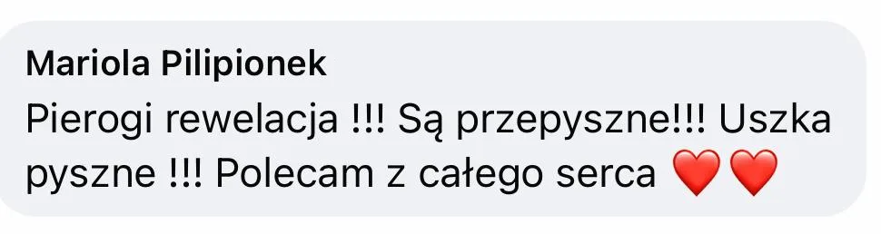 Opinia z Facebooka: Mariola Pilipionek