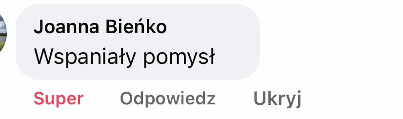 Opinia z Facebooka: Joanna Bieńko