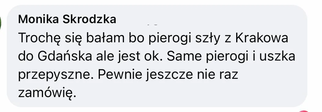 Opinia z Facebooka: Monika Skrodzka