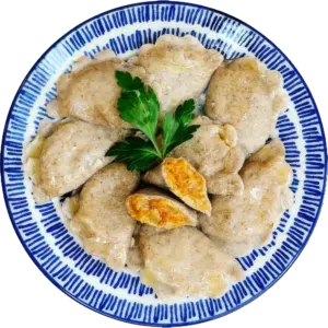 Pierogi FIT z dynią Vege