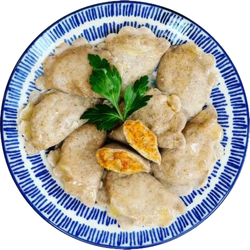 Pierogi FIT z dynią Vege